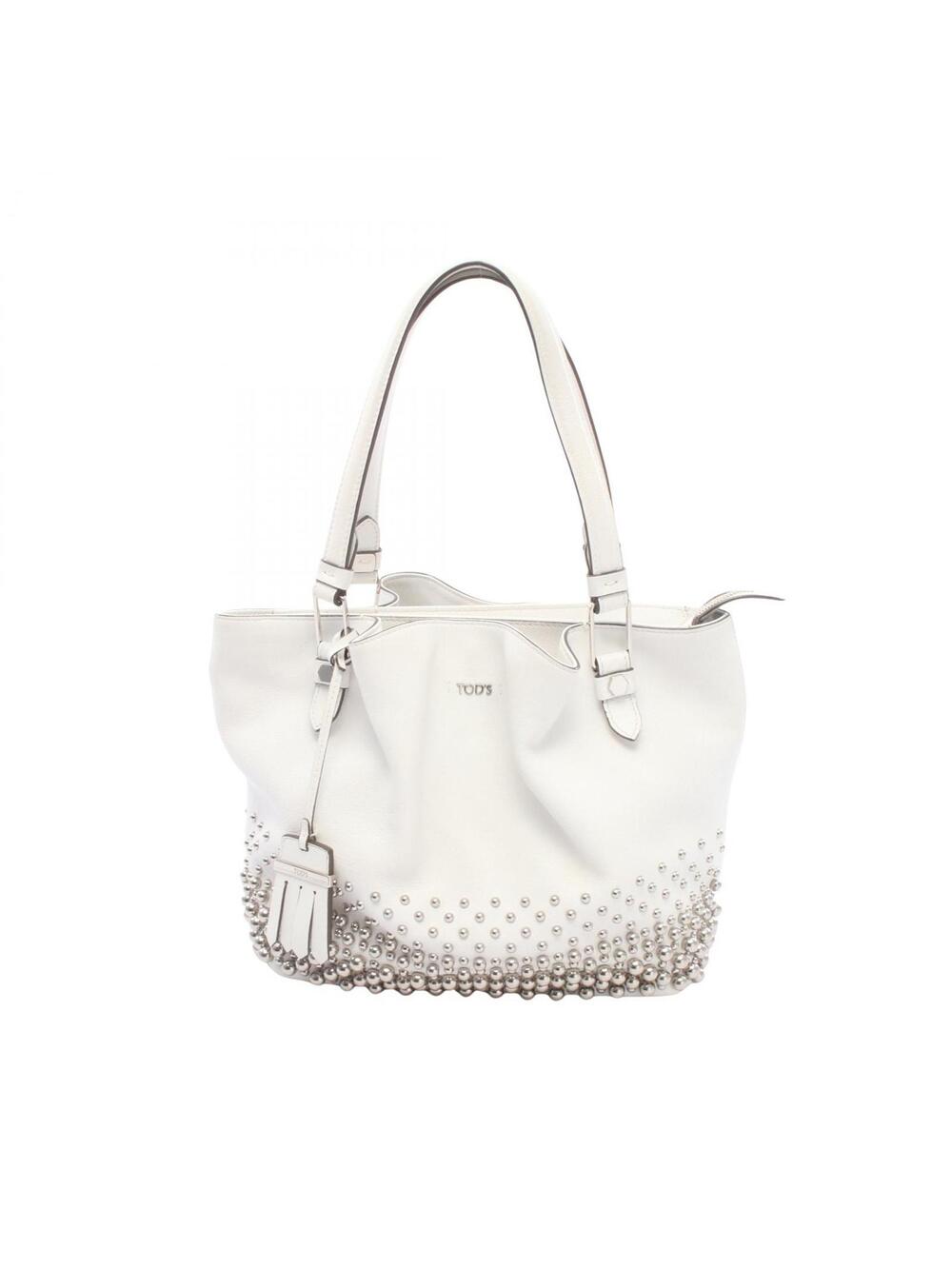 Tod's Flower Bag Studs Shoulder Tote #288350T37B